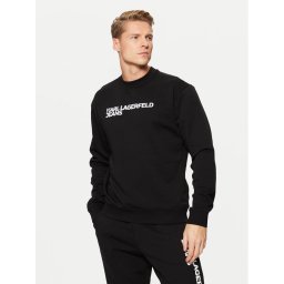 Karl Lagerfeld Jeans Суитшърт A1M20001 Черен Regular Fit
