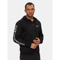 EA7 Emporio Armani Суитшърт 7M000568 AF13512 MC001 Черен Regular Fit