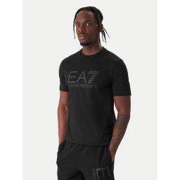 EA7 Emporio Armani Тишърт 7M001412 AF22264 MC005 Черен Regular Fit