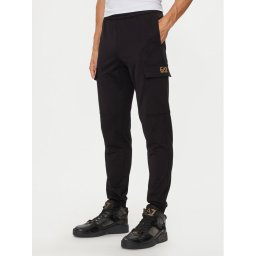 EA7 Emporio Armani Долнище анцуг 8NPP67 PJVRZ 0208 Черен Regular Fit