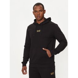 EA7 Emporio Armani Суитшърт 8NPM32 PJVRZ 0208 Черен Regular Fit