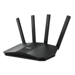 Рутер Asus Gaming Wireless Router RT-BE82U, BE6500, Dual-Band, Quad-Core 2.0GHz CPU, 256MB/1GB Flash/RAM, 4K-QAM, MLO, 2.5G quad-port, AiProtection Pro, Adaptive QoS, VPN, Instant Guard, IPTV, OFDMA, MU-MIMO, UTF-8 SSID, Port forwarding, AiMesh