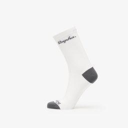 Чорапи Rapha Logo Socks White/ Grey XL
