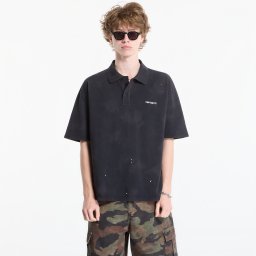 Тениска Carhartt WIP S/S Painter Polo UNISEX Black Destroy Wash, Splatter S