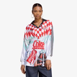Джърси adidas x Coca Cola Mash Up Smocked Jersey White/ Multicolor S