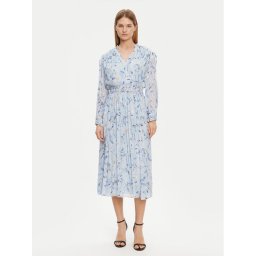 BOSS Ежедневна рокля 50530539 Светлосиньо Regular Fit