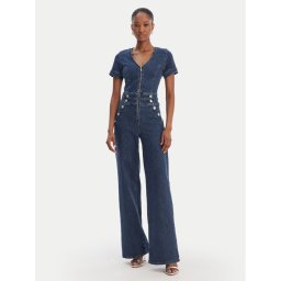 Guess Гащеризон W6RD94 D0911 Тъмносин Wide Leg