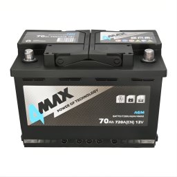 Акумулатор 4MAX STARTSTOP AGM 70Ah/720A R+