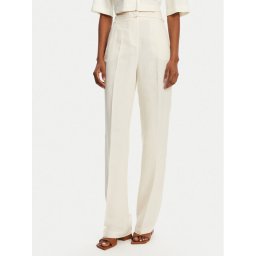 Patrizia Pepe Текстилни панталони 2P1659 A052 B823 Екрю Regular Fit