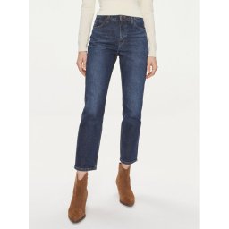 Lee Дънки Carol 112346311 Тъмносин Straight Fit