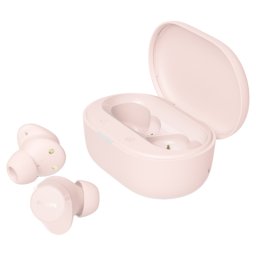 PHILIPS TWS Безжични слушалки за поставяне в ухото с микрофон IPX4 24 часа време на възпроизвеждане розови