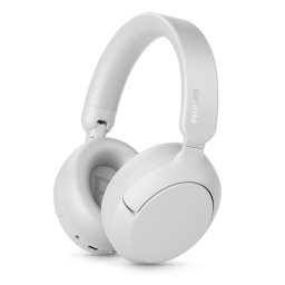 PHILIPS Безжични On-Ear слушалки с микрофон 80 часа време на възпроизвеждане Hi-Res Audio бели