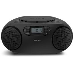 PHILIPS CD радиокасетофон FM/CD Bluetooth 3W RMS черен