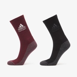 Чорапи adidas 2-Pack Crew Socks Black/ Maroon L
