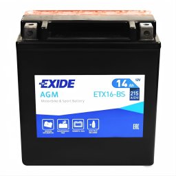 Акумулатор EXIDE STANDARD AGM 14Ah/215A L+