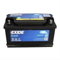 Акумулатор EXIDE EXCELL 80Ah/700A R+