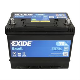Акумулатор EXIDE EXCELL 70Ah/540A R+