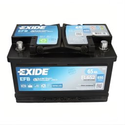 Акумулатор EXIDE EFB 65Ah/650A R+