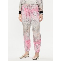 Liu Jo Текстилни панталони TA4238 T3247 Розов Relaxed Fit