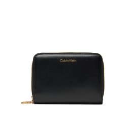 Calvin Klein Портфейл Ck Medium Flap Zip Around LV04F1075G Черен