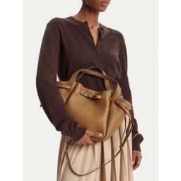 Tory Burch Дамска чанта Romy Satchel 164866 Кафяв