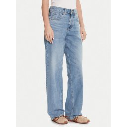 Lee Дънки Rider 112365089 Син Wide Leg