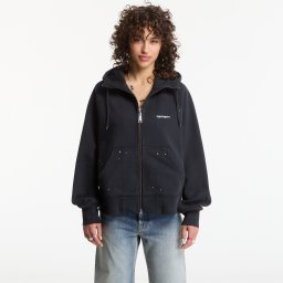 Суитшърт Carhartt WIP W' Hooded Painter Jacket Black Destroy Wash, Splatter S