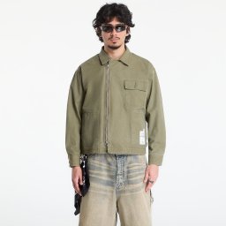 Риза NEIGHBORHOOD Zip Field Shirt Ls Olive Drab L
