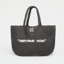 Чанта Off-White Jitney Tote Quote Black Universal