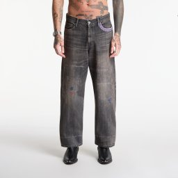 Дънки NEIGHBORHOOD Savage Denim Dp Wide Pants Black S