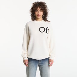 Пуловер Off-White Bookish Shared Knit Crew UNISEX Ivory Black L