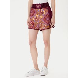 adidas Спортни шорти FARM Premium JW4482 Бордо Loose Fit