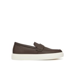 Calvin Klein Сникърси Moccasin Lth Unlined HM0HM01813 Кафяв