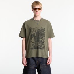 Тениска Wasted Paris Balaur T-Shirt Olive Khaki XL