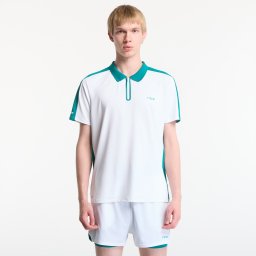 Тениска Nox Pro Polo White/ Ivy Green M