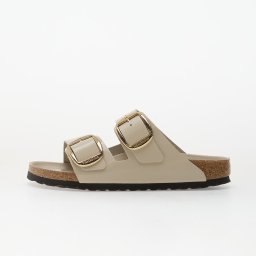 Birkenstock Arizona Big Buckle Natural Leather Patent Women High-Shine Oyster 41
