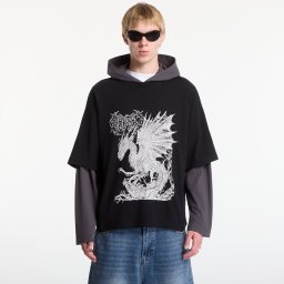 Суитшърт Wasted Paris Balaur Age Hoodie Black/ Old Black L