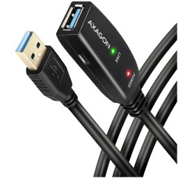 Axagon Active extension USB 3.2 Gen 1 A-M > A-F cable, 5 m long. Power supp