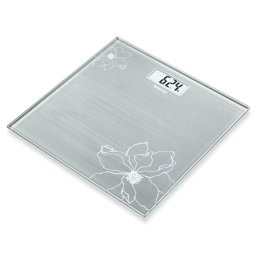 Beurer GS 10 Glass bathroom scale Gray; Automatic switch-off, overload indi