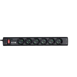 Eaton Protection Strip 6 DIN, Разклонител със 6 гнезда, със защита, ключ и