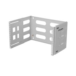 Lanberg Folding Bracket, wall-mount 19" 6U 497x400/240, Grey