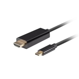 Lanberg USB-C (M) -> HDMI(M) 2.0 4K 60hz cable 0.5m, black