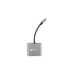Natec USB-C Multiport Adapter 3 in 1 Fowler MINI USB 3.0, HDMI 4K, USB-C PD