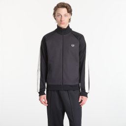 Суитшърт Fred Perry Contrast Sleeve Track Jacket Black M