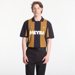Тениска Fred Perry Meyba Cut And Sew Polo Shirt Brown M