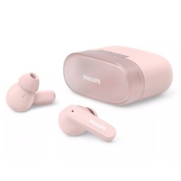 PHILIPS Безжични слушалки за поставяне в ухото с микрофон 32 часа време на възпроизвеждане розови