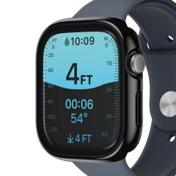 Водоустойчив кейс за часовник PanzerGlass за Apple Watch 42 mm, Full Body - Черен