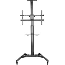 Мобилна стойка ACT AC8370, За под, Регулируема, 32"-70", VESA, До 50 кг., Черна
