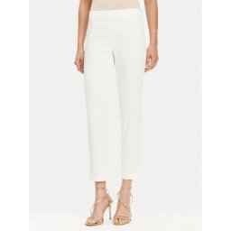 Patrizia Pepe Текстилни панталони 2P1683 A411 Бял Regular Fit