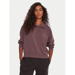 Roxy Суитшърт Rise & Vibe Sweet ERJFT05012 Виолетов Relaxed Fit